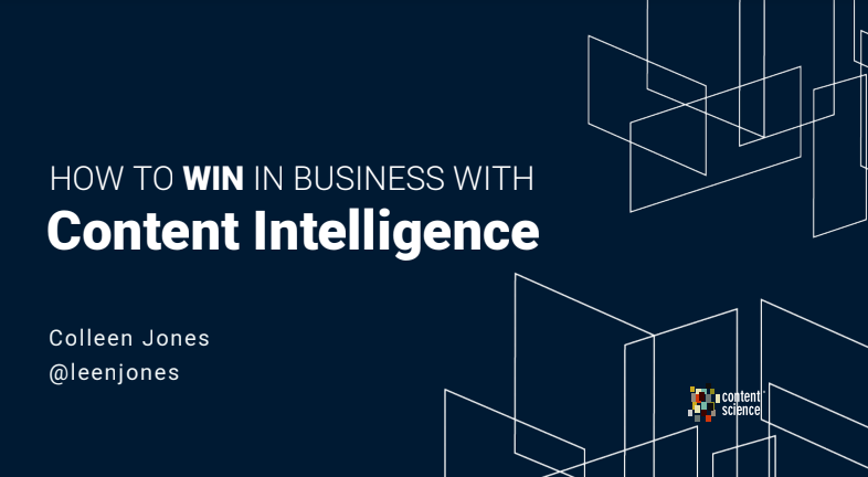 Webinar - Win in Business with Content Intelligence