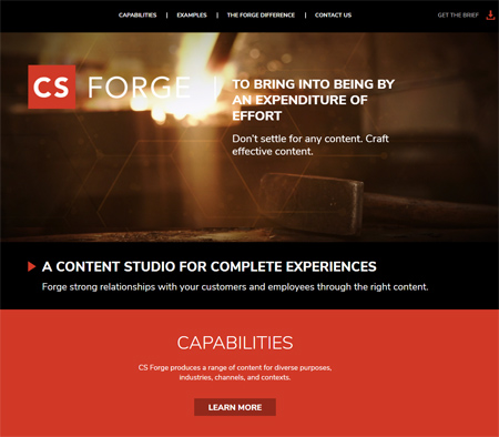cs forge homepage