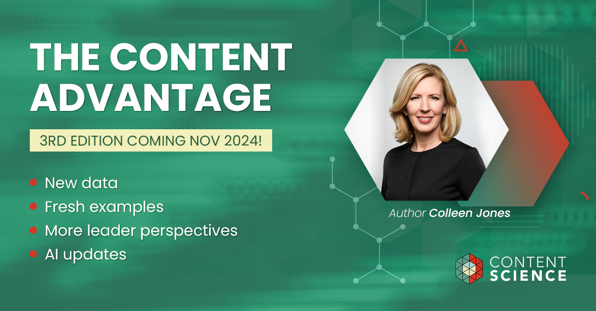 third edition of The Content Advantage announced